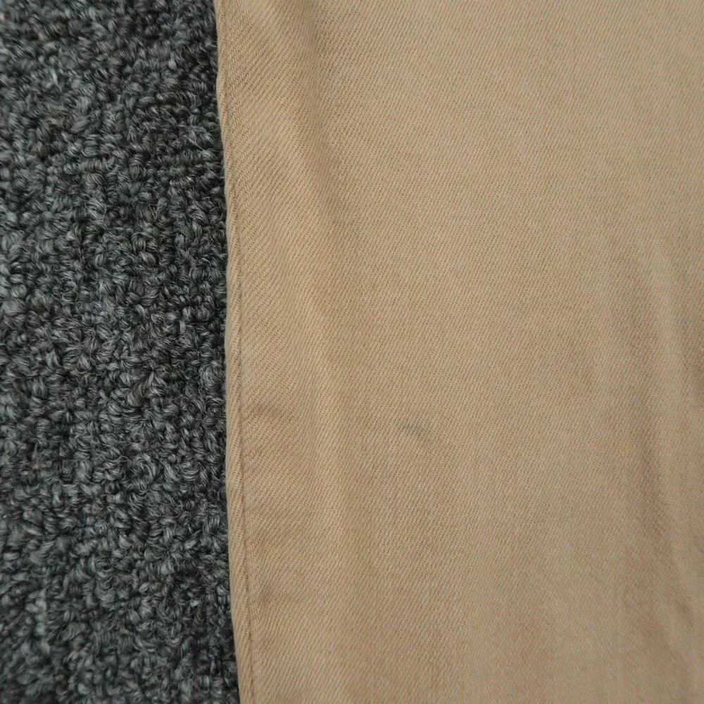Aviator Pants Mens 40x30 Beige Straight Fit 5 Pocket Zip Chino Travel